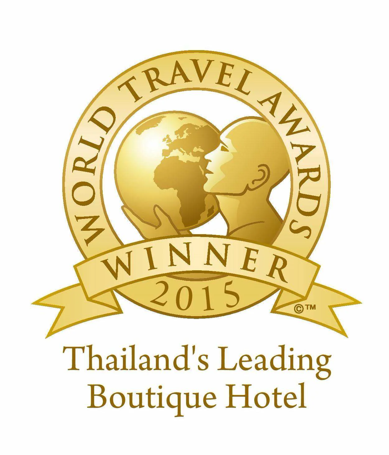 World Travel Awards 2015 winner mark for Thailand’s Leading Boutique Hotel