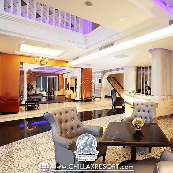 Chillax Resort lobby in the World Travel Awards archive
