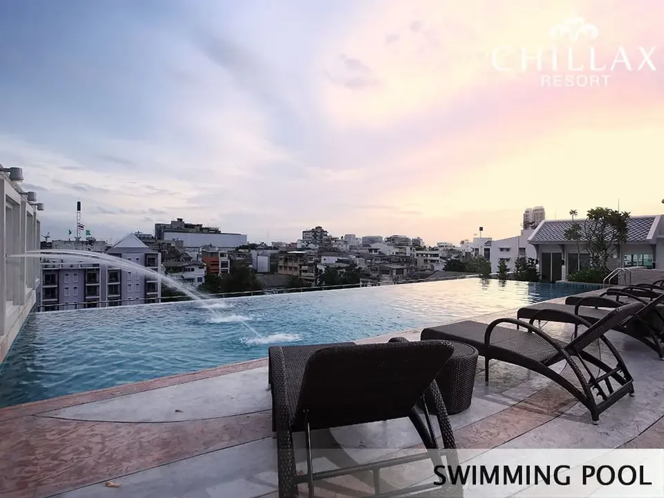 Rooftop swimming pool at Chillax Resort Bangkok — view 7