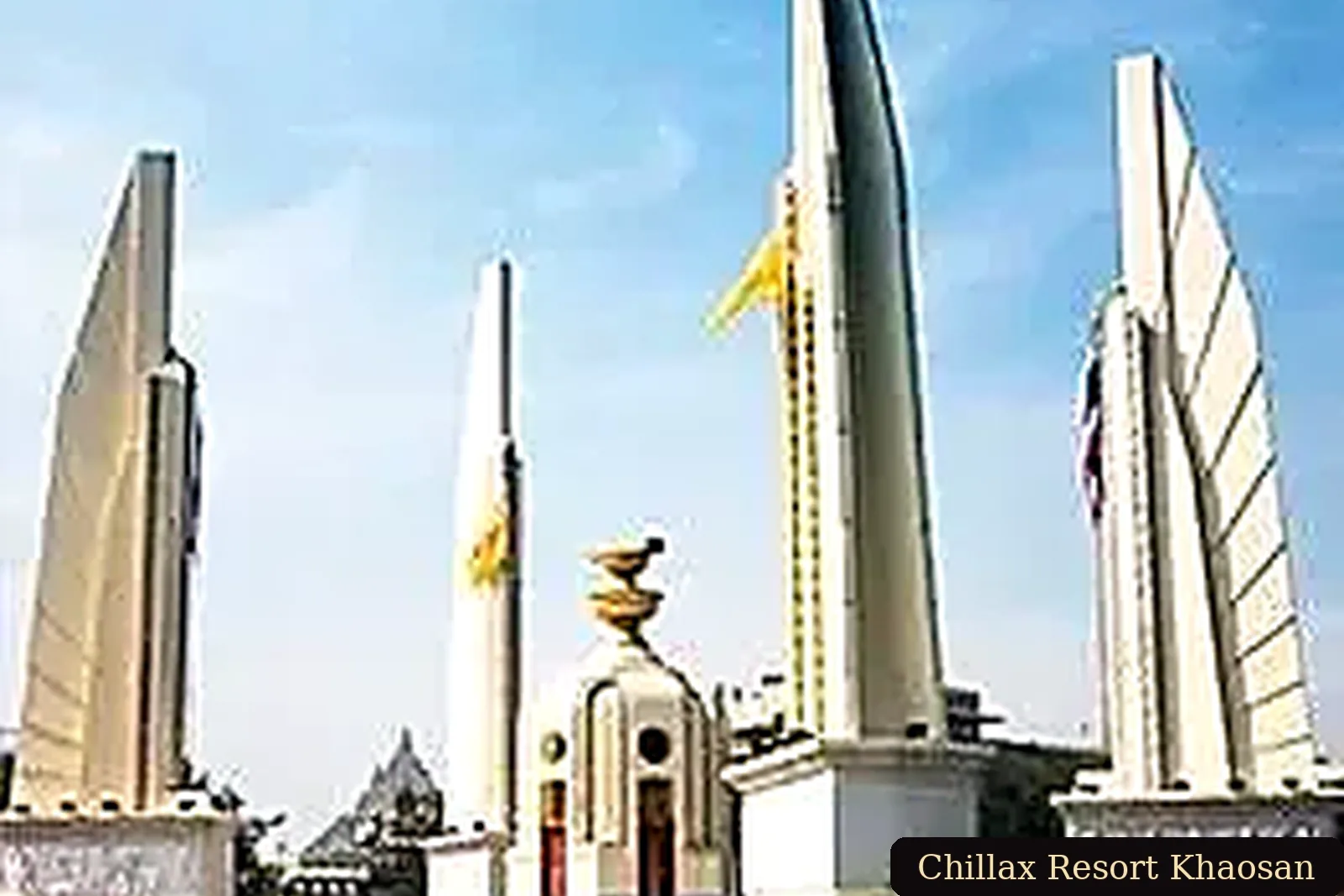 Bangkok Democracy Monument near the Old Town heritage district