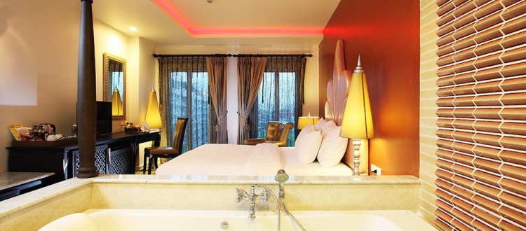 Deluxe double room with Whirlpool bath rooms