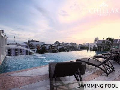 Chillax resort rooftop swimming pool